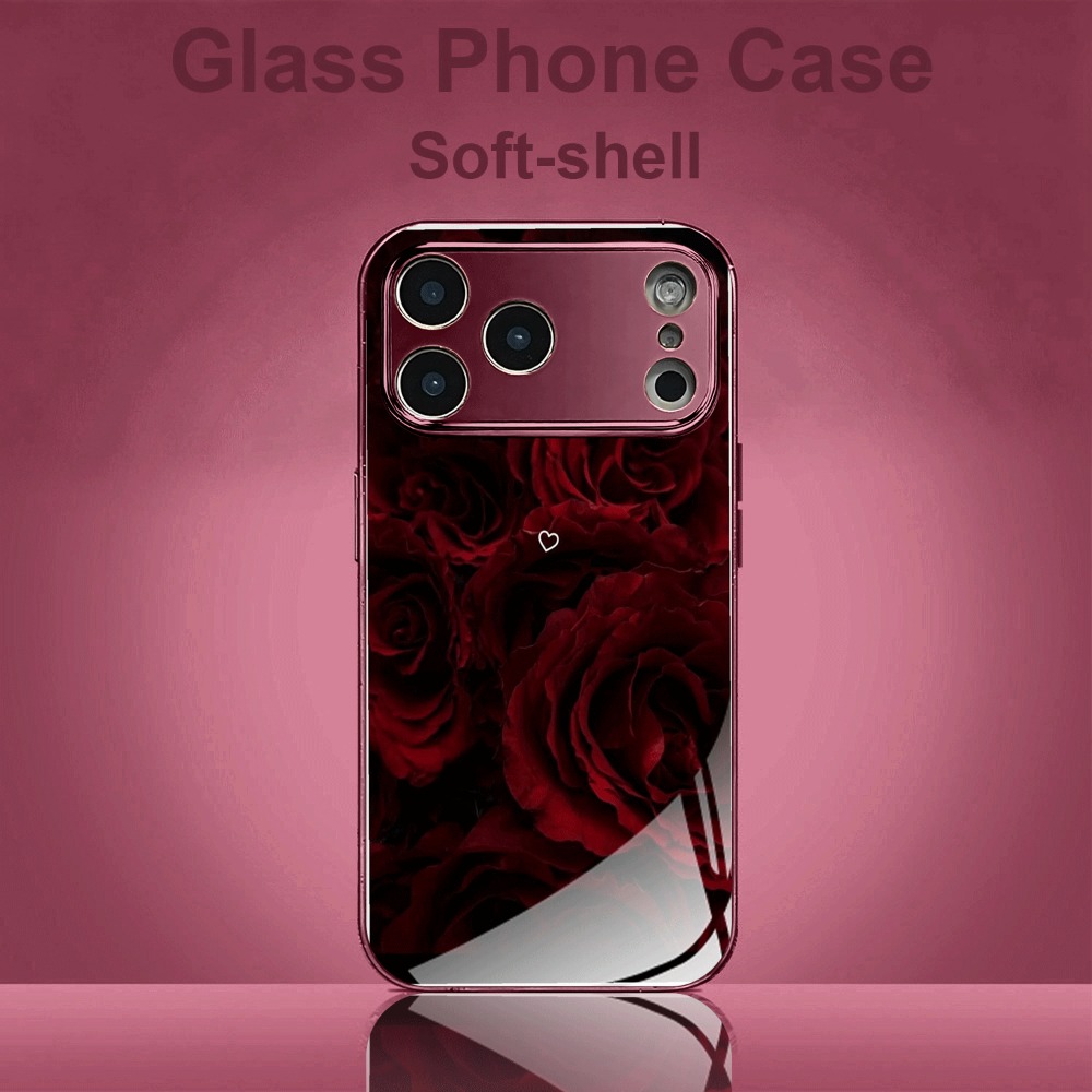 Wine & Beer Guayaquil - Wine red rose patterned glass phone