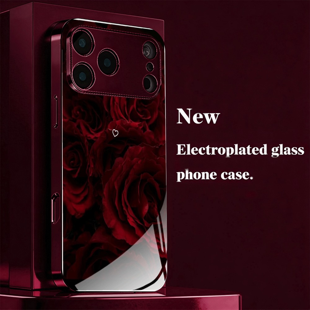 Wine red rose patterned glass  - đánh giá và giá Wine & Beer Guayaquil