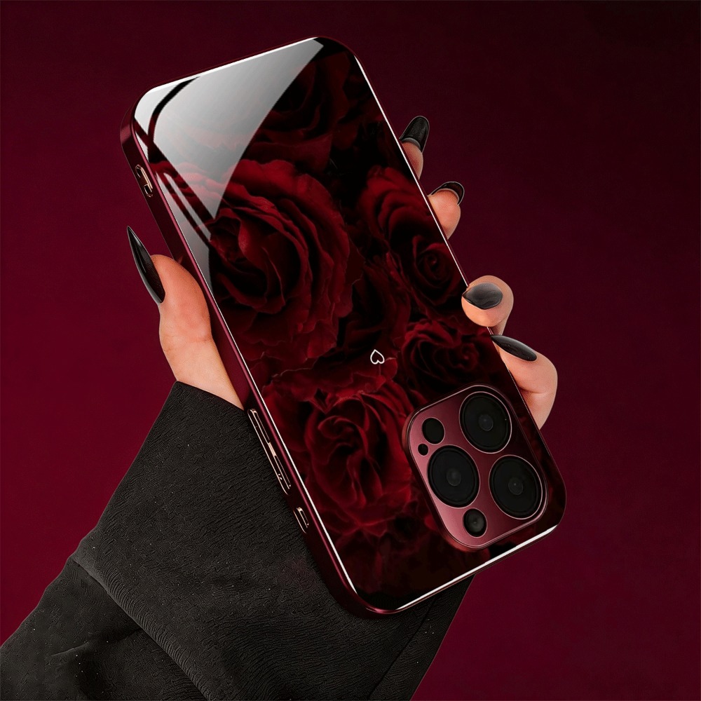 Wine red rose patterned glass  - đánh giá và giá Wine & Beer Guayaquil