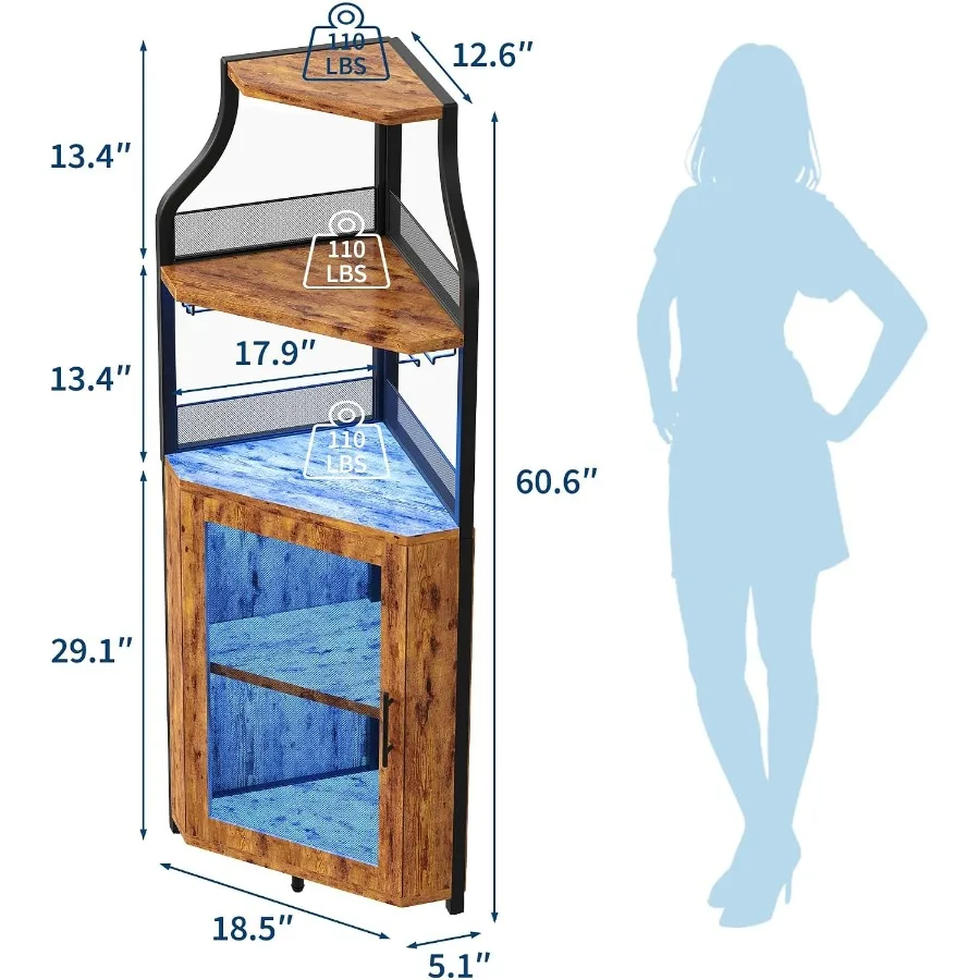 Corner Bar Cabinet for Home Us - đánh giá và giá Wine & Beer Guayaquil