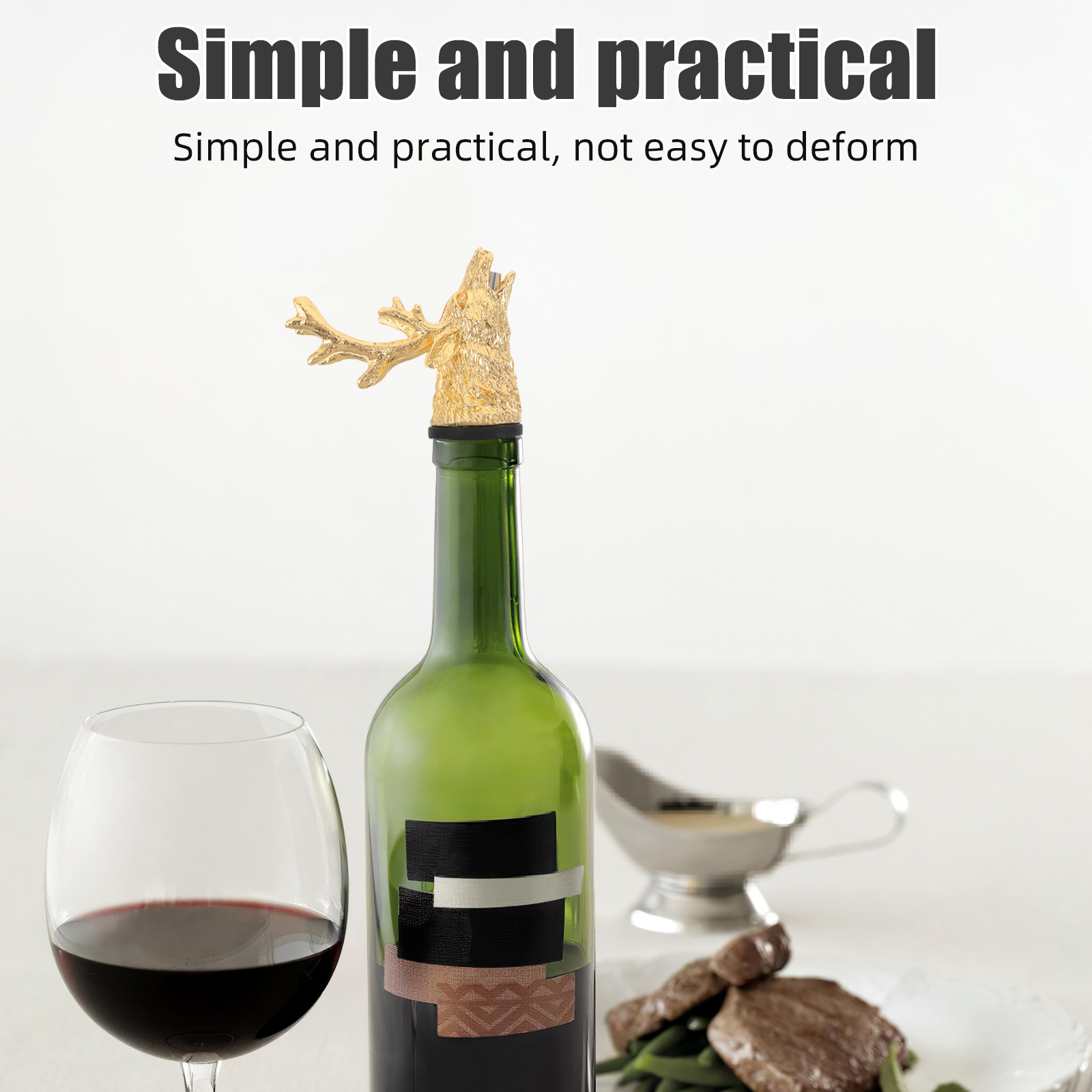 Deer Head Wine Pourer Zinc All - đánh giá và giá Wine Aerator Pour